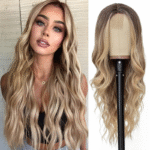 Long curly hair