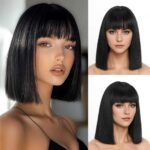 Short straight hair