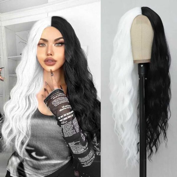 Long curly hair
