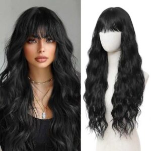 Long curly hair