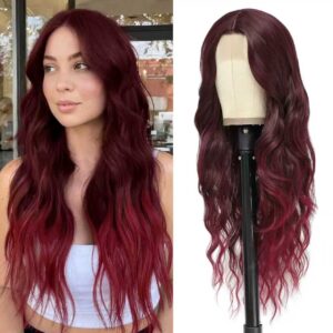 Long curly hair
