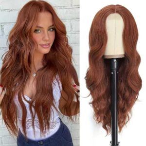 Long curly hair