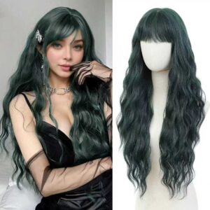 Long curly hair