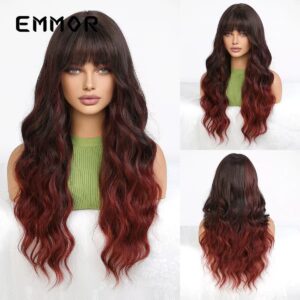 Long curly hair