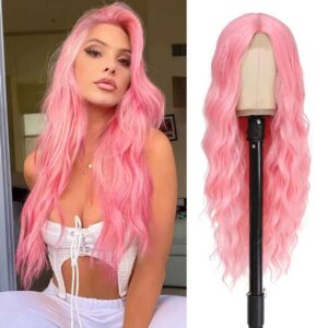 Long curly hair