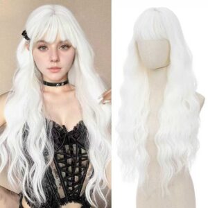 Long curly hair